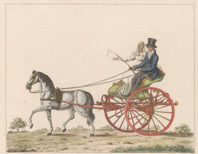Holländische Kutsche, ca. 1825 von Roelof van der Meulen