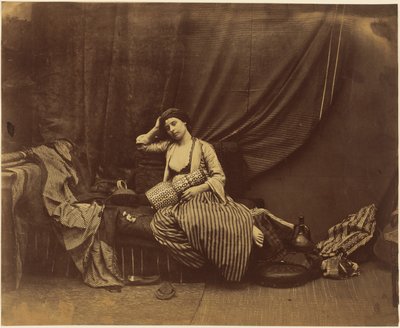 Kontemplative Odaliske von Roger Fenton