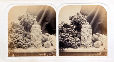 Elfenbeinkrug und Früchte von Roger Fenton