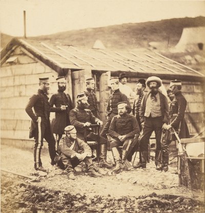 Offiziere der 4. Leichten Dragoner von Roger Fenton