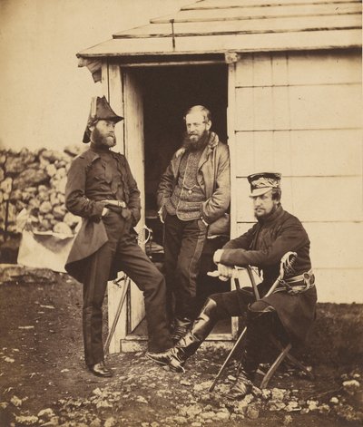 Offiziere im Stab von Generalleutnant Sir G. Brown von Roger Fenton