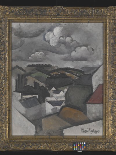 Landschaft mit einem Dorf, die Hügel jenseits von Meulan von Roger de La Fresnaye