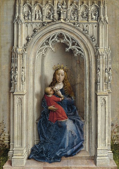 Die Jungfrau und das Kind auf dem Thron, ca. 1433 von Rogier van der Weyden