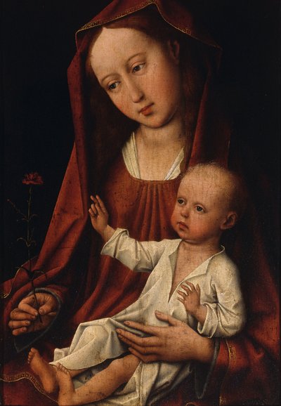 Die Jungfrau mit der Nelke von Rogier van der Weyden