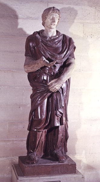 Ein gefangener barbarischer Prinz, aus der Villa Borghese, Rom (Porphyr) von Roman