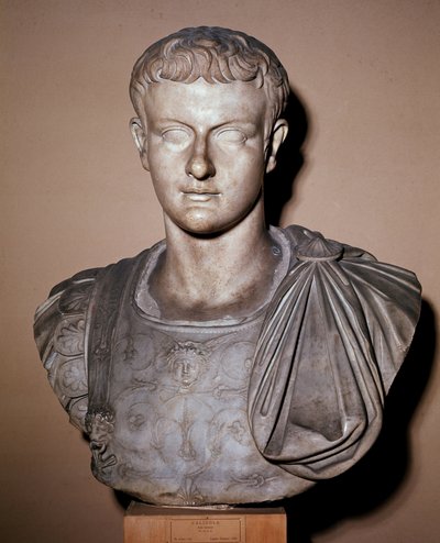 Büste von Caligula von Roman