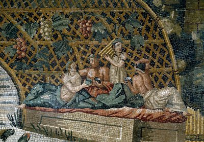 Detail des Nilotischen Mosaiks von Preneste (Palestrina) aus dem Heiligtum der Göttin Fortuna Primigenia, 80 v. Chr. von Roman