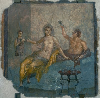 Jüngling und Hetäre. Aus Herculaneum von Roman