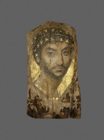 Mumienporträt eines Mannes, Ägypten, Fayum-Region von Roman