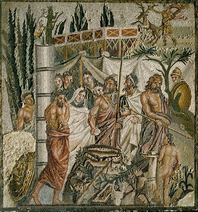 Römische Kunst: „Das Opfer der Iphigenie“ von Roman