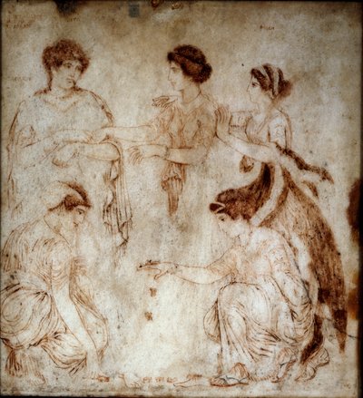 Römische Kunst: „Die Osselet-Spieler“ von Roman