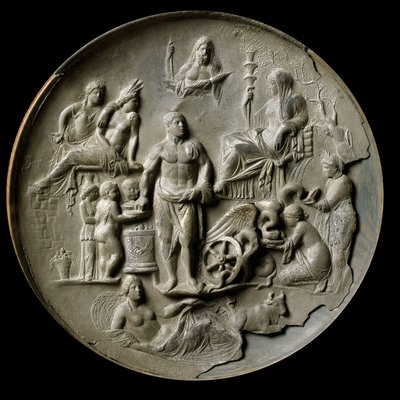 Silberne Patera von Aquileia mit einer Allegorie der Fruchtbarkeit von Roman