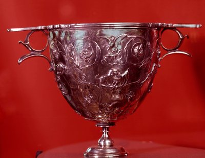 Schatz von Boscoreale: Kantharos mit Platanenblättern von Roman