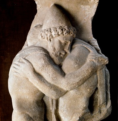 Odysseus und sein Vater Laertes, König von Ithaka von Roman