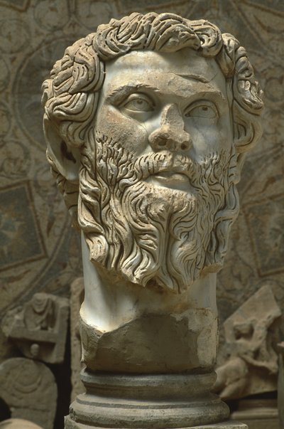 Büste von Septimus Severus (145-211), Hochimperialzeit (27 v. Chr. - 395 n. Chr.) von Roman Imperial Period