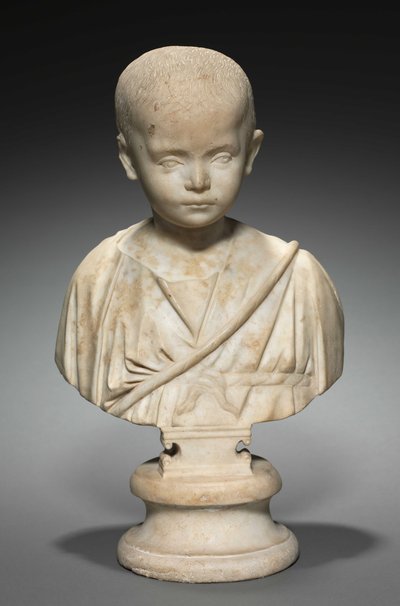 Porträtbüste eines Mädchens, ca. 250-275 von Roman Imperial Period