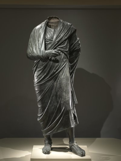 Der Kaiser als Philosoph, wahrscheinlich Marcus Aurelius von Roman Imperial Period