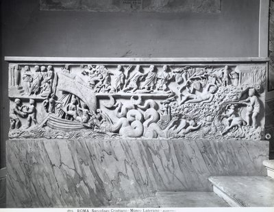 Frühchristlicher Sarkophag (Marmor) von Roman Roman