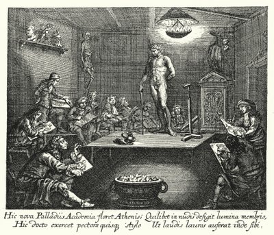 Die Akademie von Romeyn de (after) Hooghe