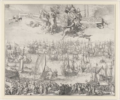 Reise von Wilhelm III. nach England, 1688 von Romeyn de Hooghe (attributed to workshop of)