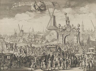 Einzug von Wilhelm III. in Den Haag, 1691 von Romeyn de Hooghe