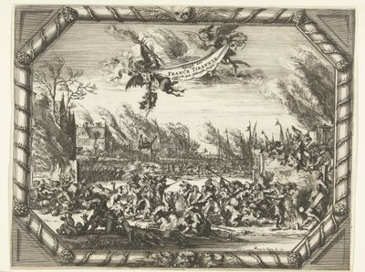 Französische Grausamkeiten in Bodegraven und Zwammerdam, 1672 von Romeyn de Hooghe