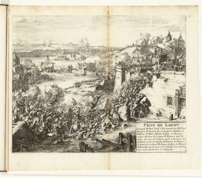 Einnahme von Lagny, 1589-1590 von Romeyn de Hooghe