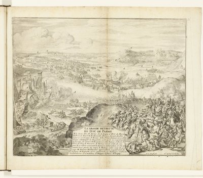 Rückzug der Armee des Herzogs von Parma, 1592 von Romeyn de Hooghe