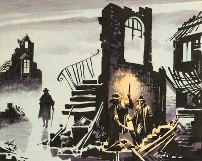 Großes Feuer von London von Ron Embleton