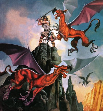 Hagen und die Greifen von Ron Embleton