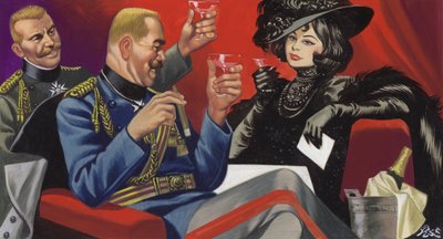 Mata Hari mit Freunden unter dem deutschen Oberkommando von Ron Embleton