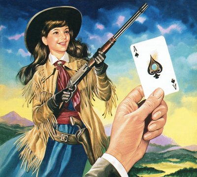 Miss Annie Oakley von Ron Embleton