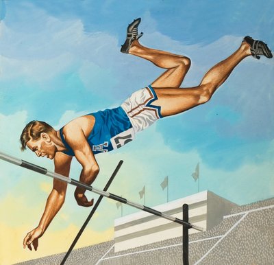 Stabhochsprung von Ron Embleton
