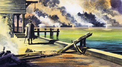 Der Große Brand von London von Ron Embleton