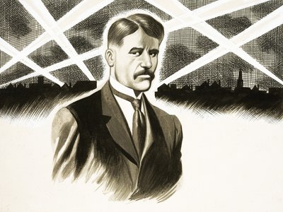Ihr Tagebuch der Woche: Zeppelin-Angriffe (Arnold Bennett) von Ron Embleton