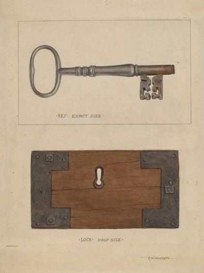 Schlüssel und Schloss von Ronau William Woiceske