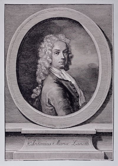 Porträt des italienischen Karikaturisten Antonio Maria Zanetti von Rosalba Giovanna (after) Carriera