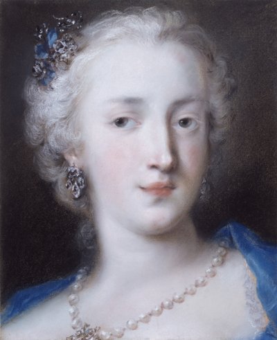 Porträt einer Dame von Rosalba Giovanna Carriera