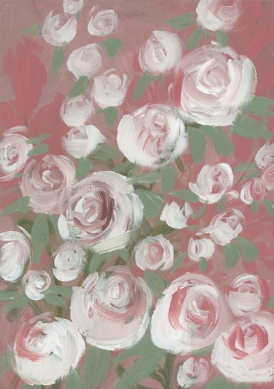 Zarte rosa Rosen von Rosana Laiz Blursbyai