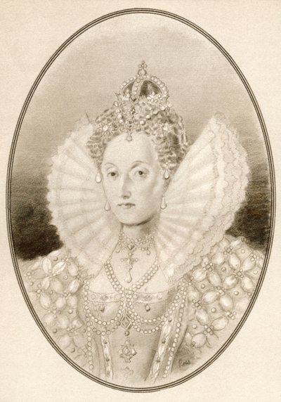 Elisabeth I., auch bekannt als Die Jungfräuliche Königin, Gloriana oder Gute Königin Bess, aus Living Biographies of Famous Rulers von Ross Gordon