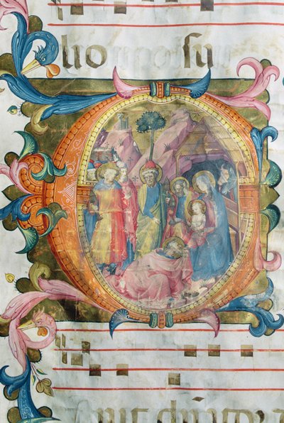 Corale / Graduale Nr. 5, Historisierte Initiale 