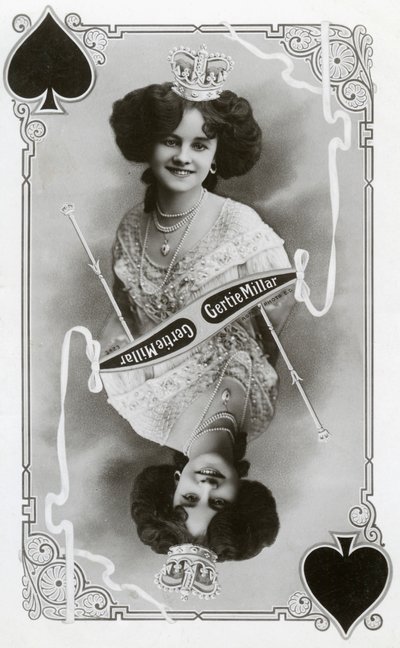 Gertie Millar, britische Schauspielerin und Sängerin von Rotary Photo