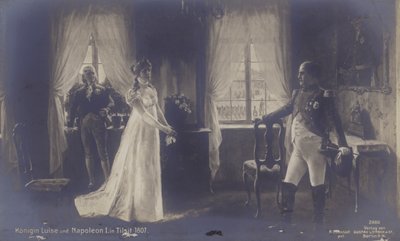 Königin Louise von Preußen trifft Napoleon in Tilsit von Rudolf Eichstaedt