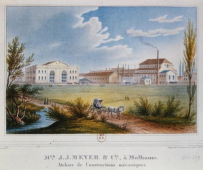 Fabrik von Messrs Meyer & Cie in Mulhouse, Frankreich von Rudolf Huber