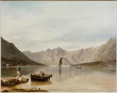 Aussicht gegen Mula und Dobrota bei Cattaro von Rudolf von Alt