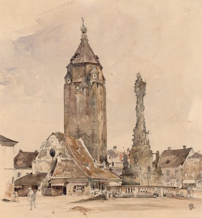 Das Alte Rathaus von Korneuburg von Rudolf von Alt