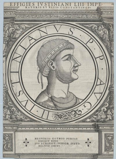 Kaiser des Byzantinischen Reiches Justinian I. von Rudolph Wyssenbach
