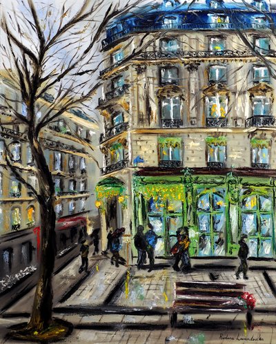 Laduree an den Champs Elysees Paris von Ruslana Levandovska