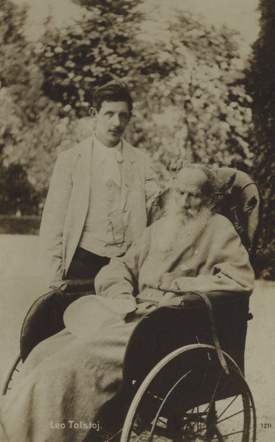 Leo Tolstoi, russischer Schriftsteller von Russian Photographer