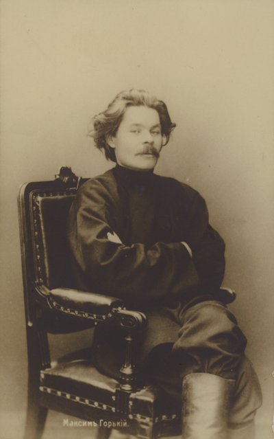 Maxim Gorki (1868-1936), russischer Schriftsteller und politischer Aktivist von Russian Photographer
